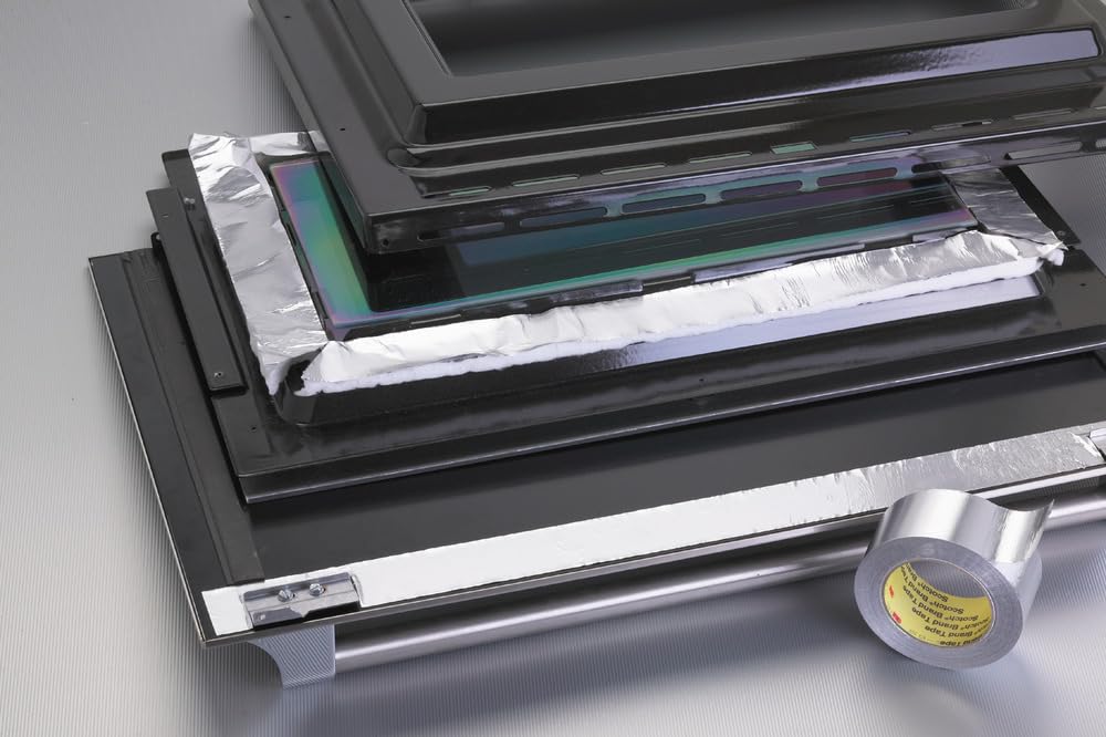 3M Aluminum Foil Tape 425, Silver, 19 mm x 55 m, 4.6 mil