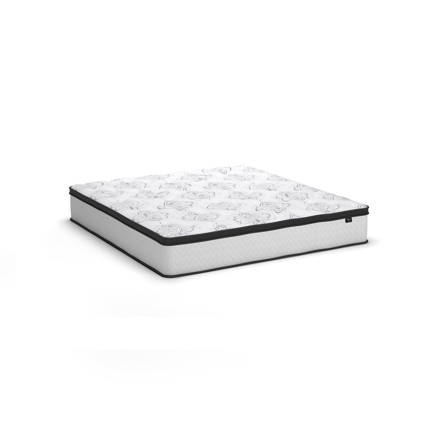 Signature Design by Ashley King Size Chime 12 Inch Medium Firm Hybrid Mattress with Cooling Gel Memory Foam for Pressure Relief