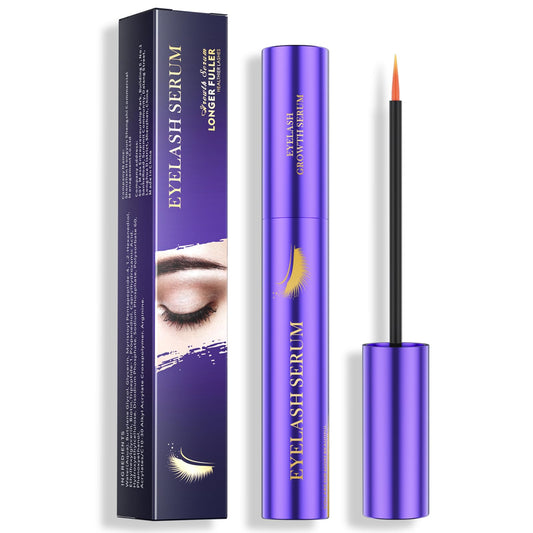 Lash Serum - 8ml Rapid Eyelash Growth Serum, Lash Serum for Eyelash Growth Thickness, Stronger, Healthier Lashes & Brows, Vegan & Cruelty-Free