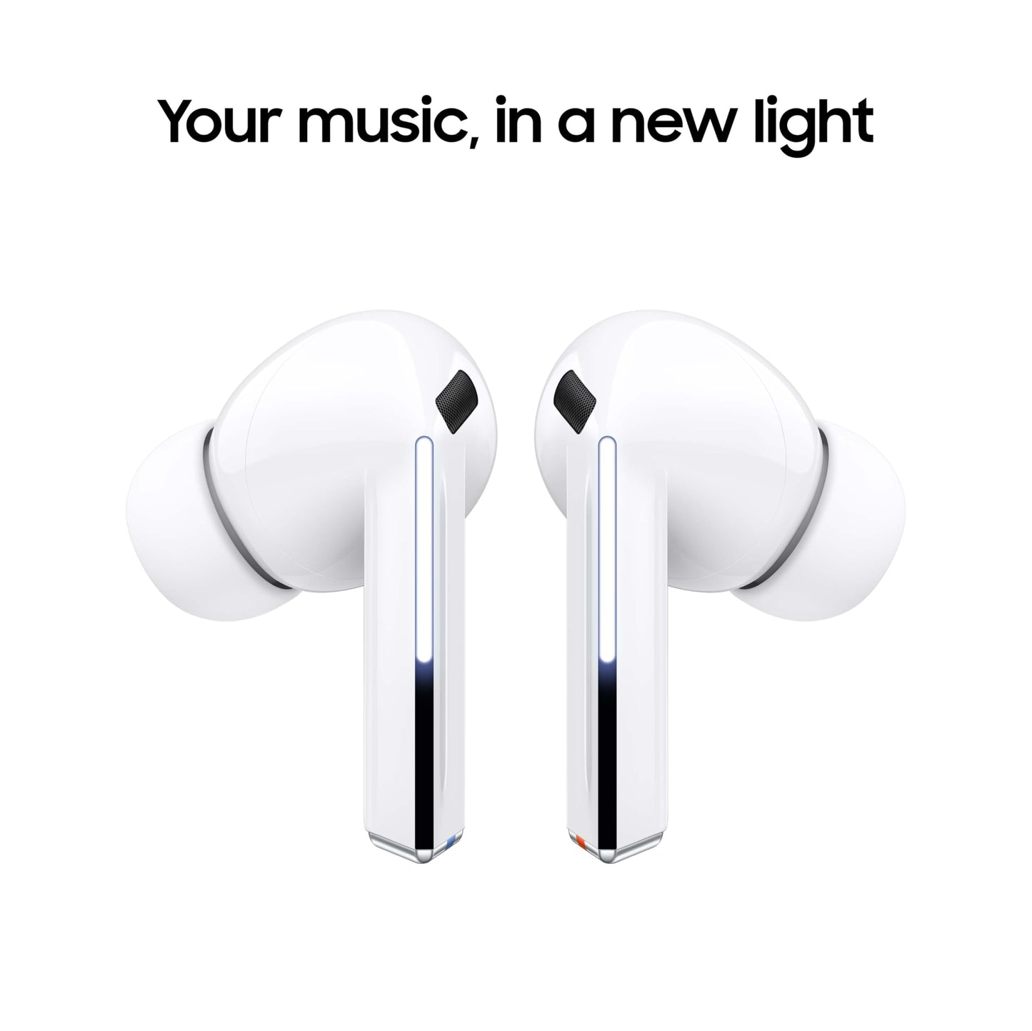 Samsung Galaxy Buds 3 Pro AI True Wireless Bluetooth Earbuds, Noise Cancelling, Sound Optimization, Redesigned Comfort Fit, White [US Version, Amazon Exclusive, 2Yr Warranty]