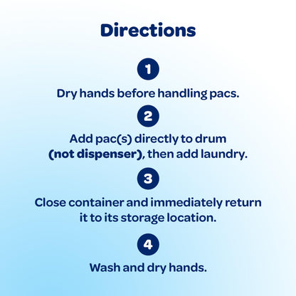 all Unit Dose Laundry Detergent, Mighty Pacs, Free Clear, 132 Count