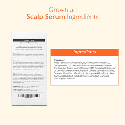 Growturn Hair Growth Serum with Built in Brush for Hair Growth & Thickening | Treatment for Thinning Hair, Hair Loss | Low Irritation, Fragrance-Free, Sulfate & Paraben-Free, 3.38 fl. oz. (Pack of 1)