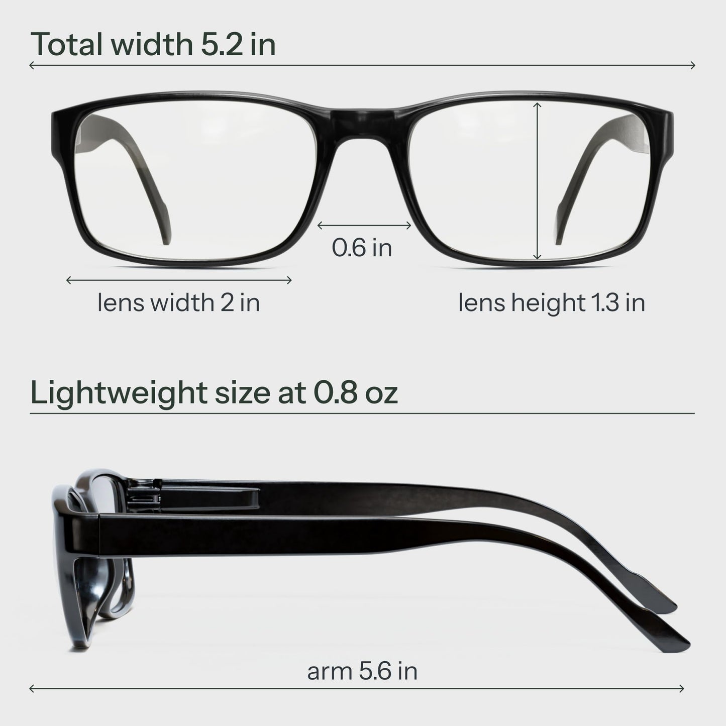 Gaoye 1.5 Professional Reading Glasses for All Day - Computer Readers with Blue Light Protection - Value Pack
