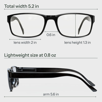 Gaoye 1.5 Professional Reading Glasses for All Day - Computer Readers with Blue Light Protection - Value Pack