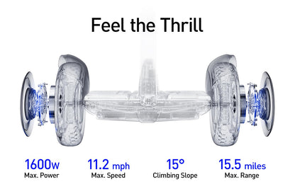 Segway Ninebot S2 Electric Self-Balancing Scooter - Master Your Commute w/t 11.2 mph Max. Speed, 21.7 Mi Range, 10.5” Off Road Tires, Compatible w/t Gokart Kit, UL-2272 Certified