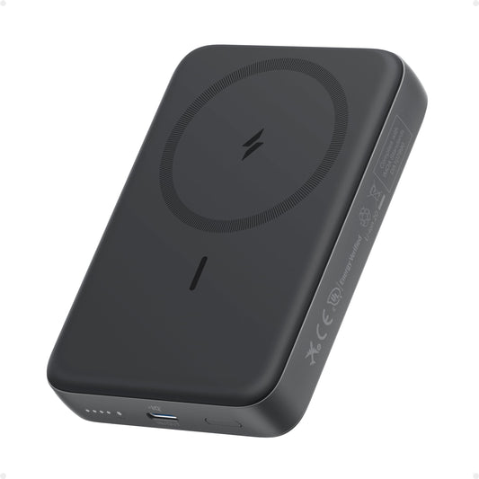 ANKER Zolo Magnetic Power Bank, Compact 10,000mAh Wireless Portable Charger with 30W Max Fast Charging, Skin-Friendly and Durable Battery Pack, for iPhone 16/15/14 Series, AirPods, and More