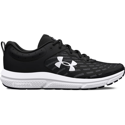 Under Armour Men's Charged Assert 10, (001) Black/Black/White, 8, US