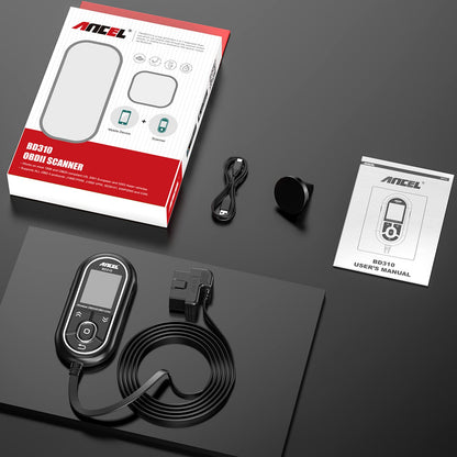 ANCEL BD310 OBD2 Scanner Diagnostic Tool - 3 in 1 OBD2 Scanner Bluetooth - App Based OBDII Scan Tool for Android & iPhone - Check Engine Light Code Reader - Wired, Bluetooth, and Heads-up Display