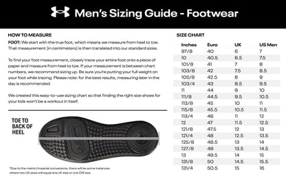 Under Armour Men's Charged Edge, (101) White/White/Black, 11, US