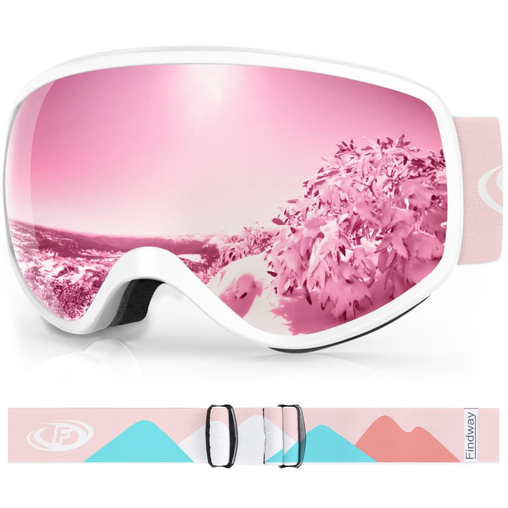 findway Kids Ski Goggles, Kids Snowboard Goggles for Boys Girls Toddler age 3-12