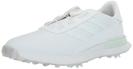 adidas Women's S2G Spikeless BOA 24 Golf Shoes, Footwear White/Crystal Jade, 5.5