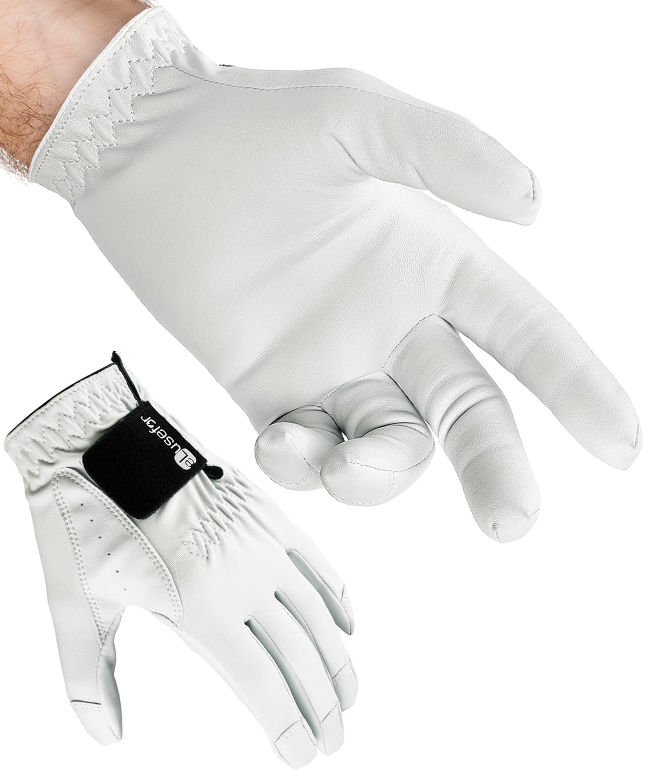 eLusefor PrecisionPro Golf Glove - Experience, Precision & Control - Second-Skin Fit, Moisture-Wicking, Durable, Ergonomic Design for Every Swing