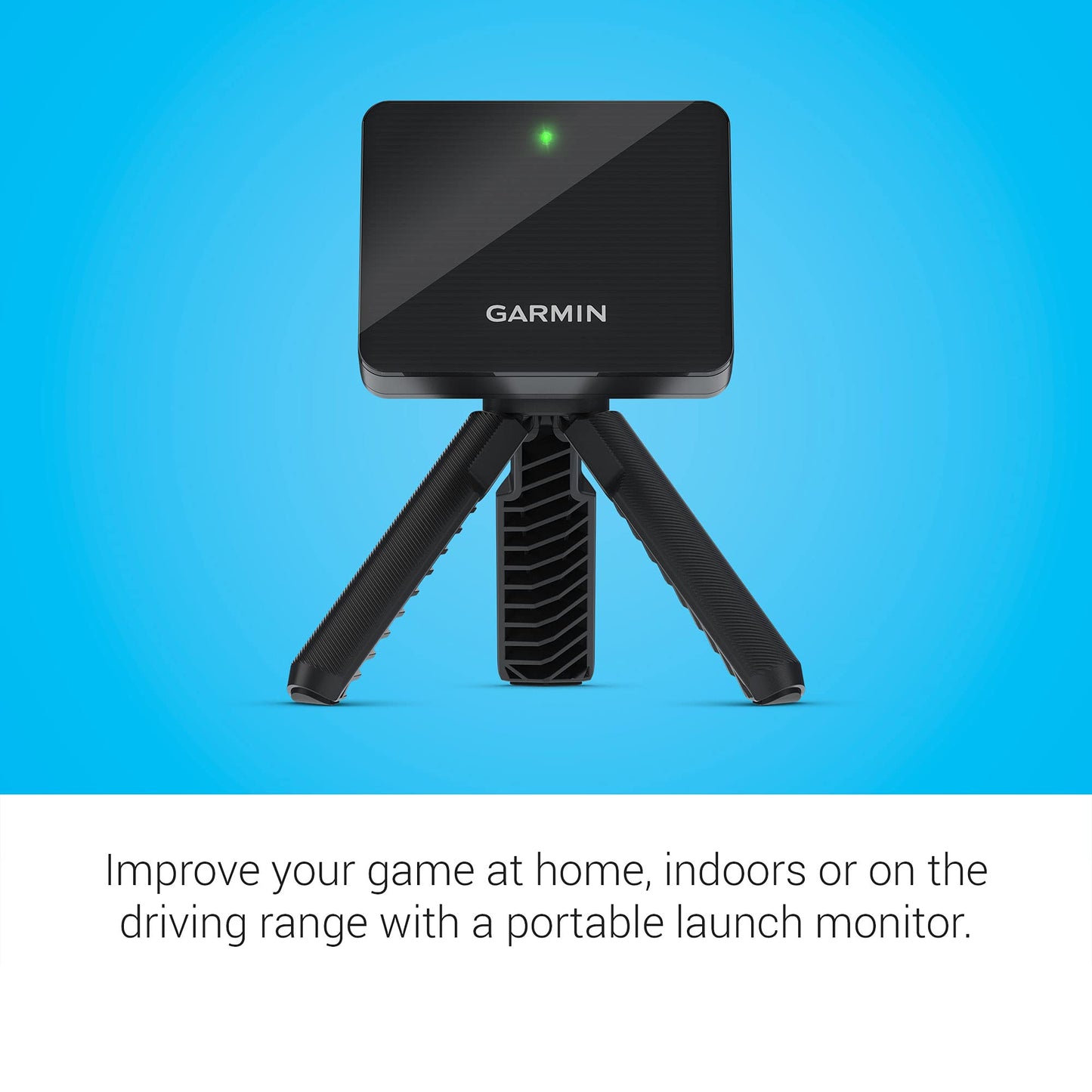 Garmin Approach R10, Portable Golf Launch Monitor, Take Your Game Home, Indoors or to The Driving Range, Up to 10 Hours Battery Life - 010-02356-00