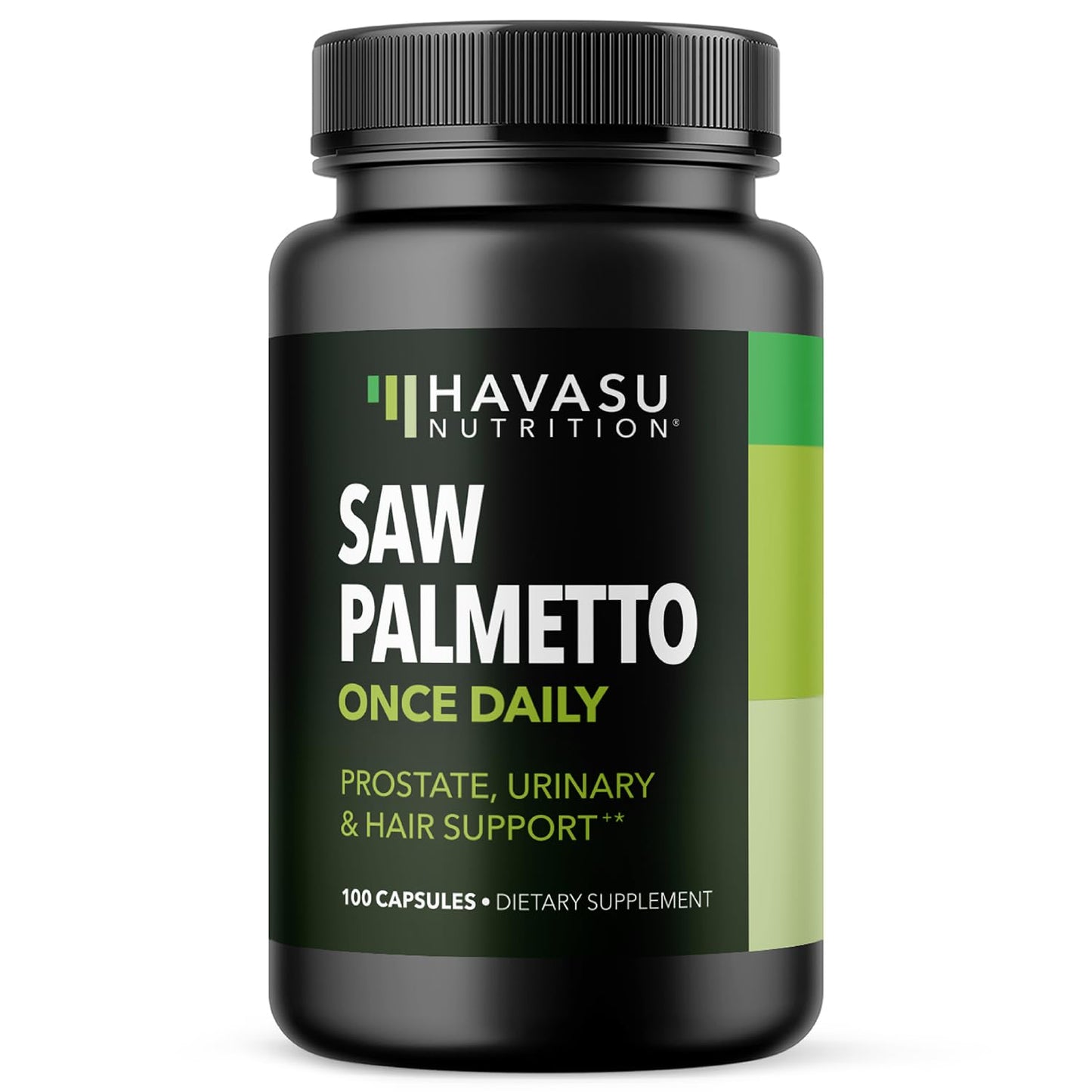 Saw Palmetto for Men Prostate Health Supplement to Promote Urinary Tract Function - 500mg Per Serving - 100 Count - DHT Blocker Hair Vitamin - Vegan, Non-GMO Capsules, Over 3 Month Supply