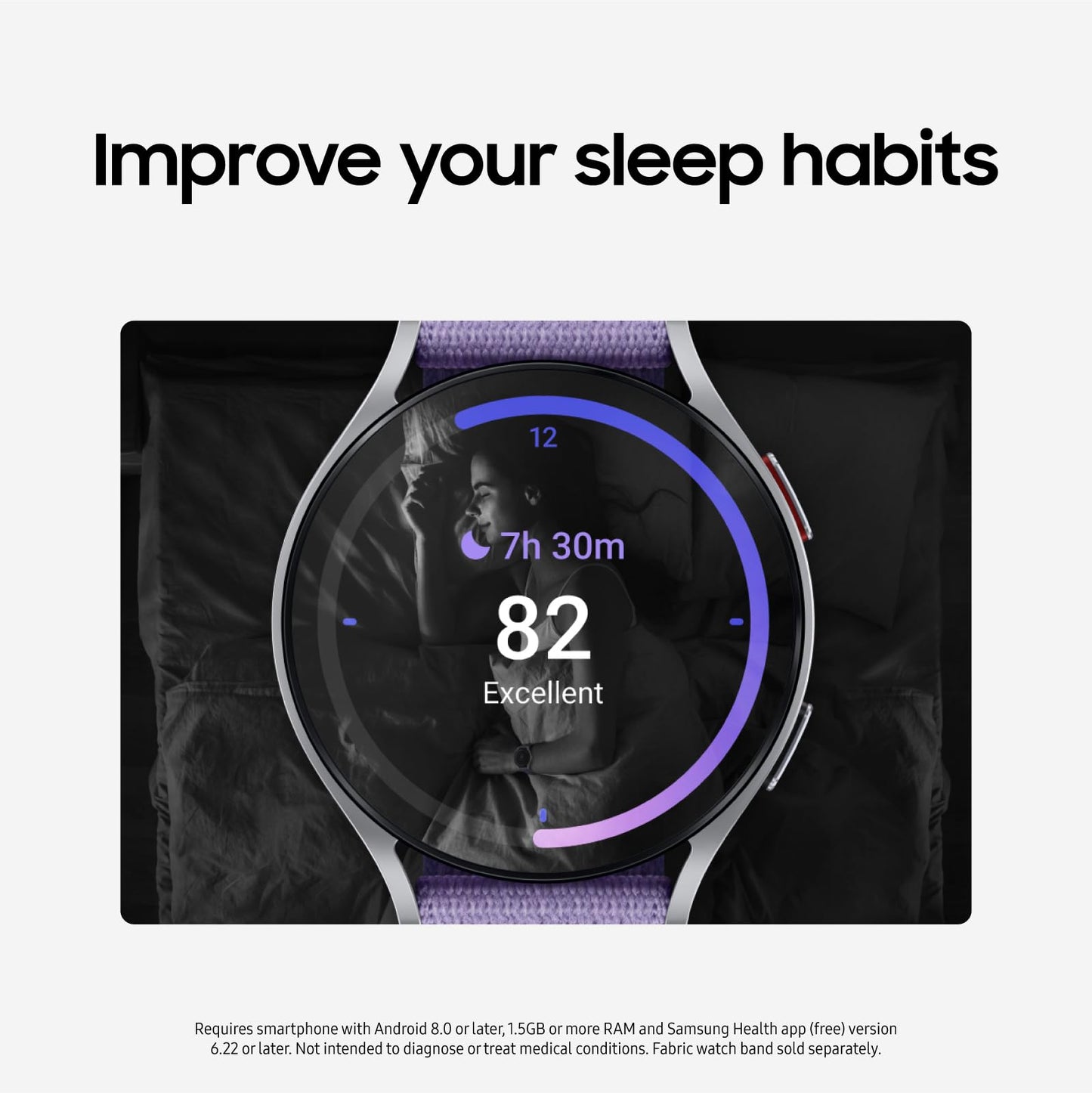 SAMSUNG Galaxy Watch 6 40mm Bluetooth Smartwatch, Fitness Tracker, Personalized HR Zones, Advanced Sleep Coaching, Heart Monitor, BIA Sensor for Health Wellness Insights, Big Screen, US Version, Gold