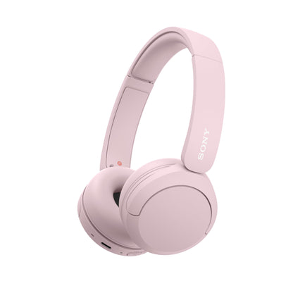 Sony WH-CH520 Wireless Headphones Bluetooth On-Ear Headset with Microphone, Pink