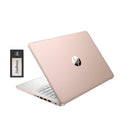 HP Stream 14" HD BrightView Laptop, Intel Celeron N4120, 16GB RAM, 288GB Storage (128GB eMMC + 160GB Docking Station Set), Intel UHD Graphics, 720p Webcam, Wi-Fi, 1 Year Office 365, Win 11 S, Gold
