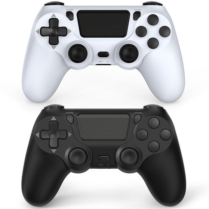 Wuthur 2 Pack Wireless Controller Compatible with PS4/Pro/Slim - Black White