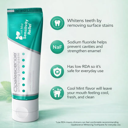 Opalescence GO 15 Whitening Bundle - (7 Treatments) Hydrogen Peroxide Prefilled Teeth Whitening Trays and Travel Sensitive Whitening Toothpaste 1 Oz - Mint Flavor- Includes a Toothbrush - 6288-1T