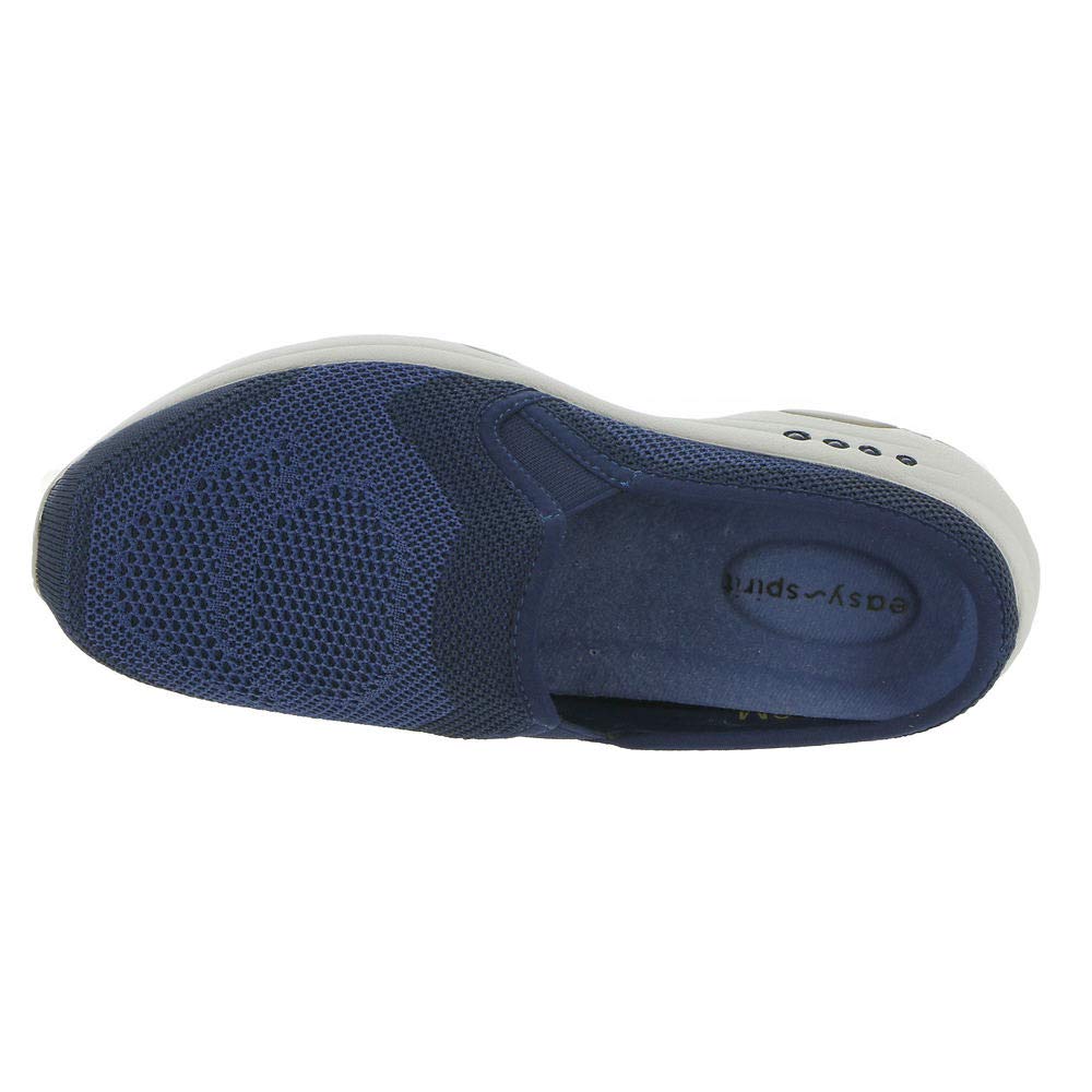 Easy Spirit Women's Takeknit 2 Clog, Dark Blue, 5.5