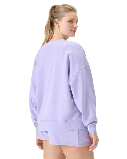 florence by millsWomensCozy Crush Oversized Pullover SweatshirtMillie LavenderXX-Small