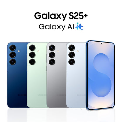 SAMSUNG Galaxy S25+ Cell Phone, 256GB AI Smartphone, Unlocked Android, AI Camera, Fast Processor, ProScaler Display, Long Battery Life, 2025, US 1 Yr Manufacturer Warranty, Icyblue