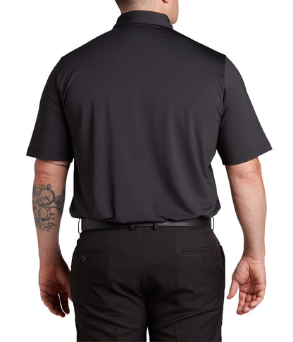 U Suck at Golf Men’s Golf Polo - Dry Fit Golf Polo Shirts for Men - High Performance Golf Club Apparel Company (Amatuer Tour Black, Medium)