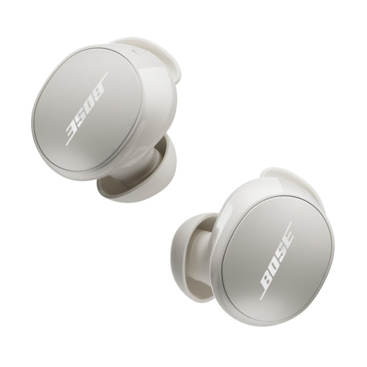 Bose QuietComfort Earbuds - True Wireless Bluetooth Earbuds with Active Noise Cancellation and Mic, USB-C Charging, IPX4 Rating, Up to 8.5 Hours of Playtime, White
