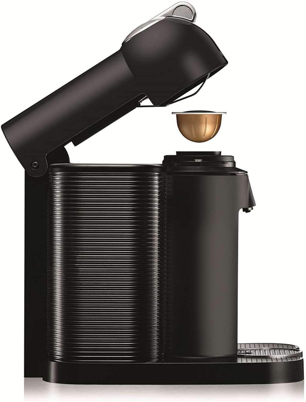 Nespresso Vertuo Coffee and Espresso Maker by Breville, Matte Black with Aeroccino Milk Frother