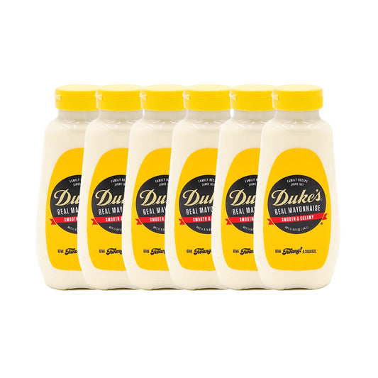 Duke’s Real Mayonnaise Squeeze Bottle – Original Smooth & Creamy Taste, 11.5 Ounce (Pack of 6)