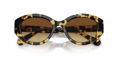 Swarovski SK6005 Sunglasses, Medium Havana/Brown Gradient, 53 mm