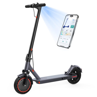 Electric Scooter for Adults, 8.5"/10" Tires, 19/22Mph, 350W/500W Motor, 21-28 Miles Range, Folding E-Scooter with Dual Suspension,APP(V1/SPRO/MAX/PRO)
