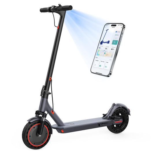 Electric Scooter for Adults, 8.5"/10" Tires, 19/22Mph, 350W/500W Motor, 21-28 Miles Range, Folding E-Scooter with Dual Suspension,APP(V1/SPRO/MAX/PRO)