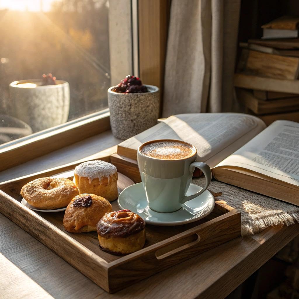 Amazon Brand - Happy Belly Cappuccino Coffee Pods Light Roast Compatible with 2.0 K-Cup Brewers, French Vanilla Flavored, 24 Count, 1.5 pound (Pack of 1)