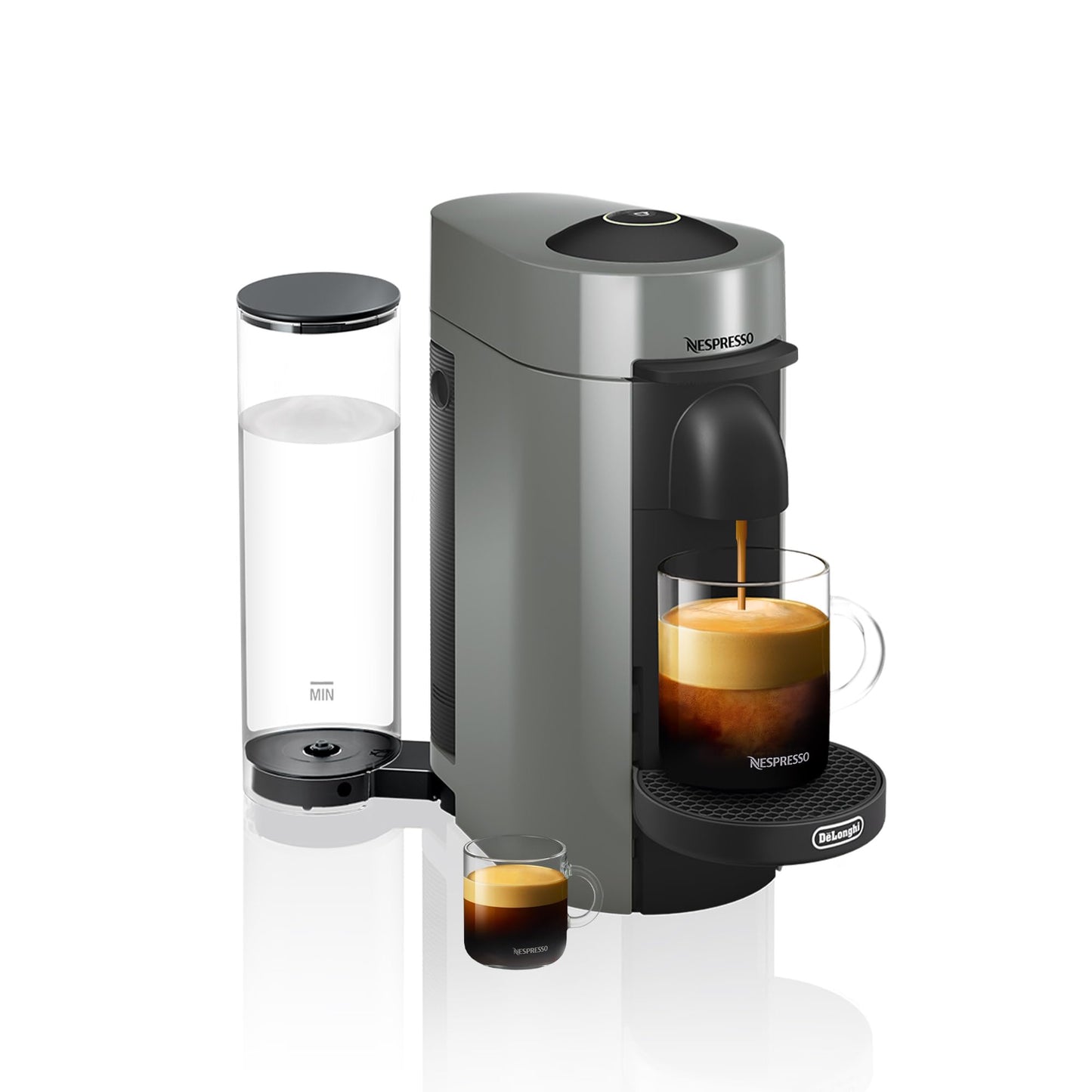 De'Longhi Nespresso Vertuo Plus Coffee and Espresso Maker by De'Longhi, Grey