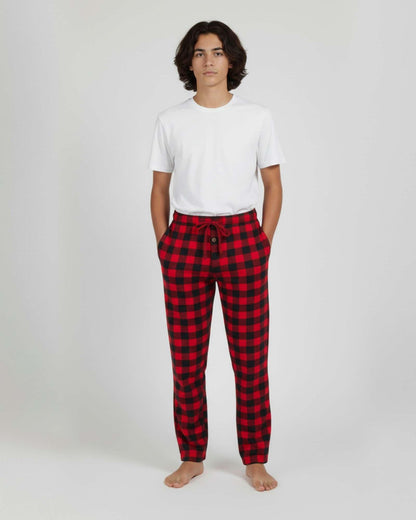 Real Essentials 3 Pack: Boys' Fleece Pajama Pants Soft PJ Bottoms for Kids Youth Teens Sleepwear,Set 8-L (12/14)