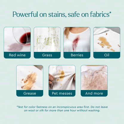 Puracy Stain Remover, Travel and Laundry Stain Cleaner for Clothes, Baby Essentials, Kids Stains, Oil and Fabric Spot Cleaner, Unscented (Stain Remover Spray, 12 fl oz)