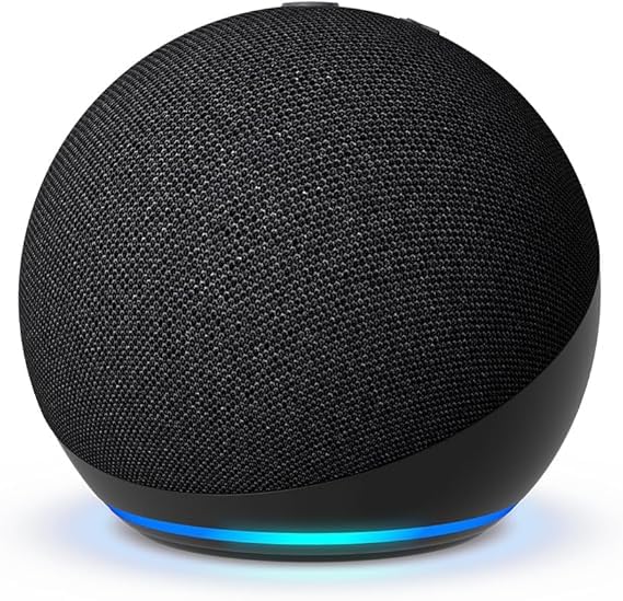 NFL Echo Dot Bundle: Includes Echo Dot | Charcoal and Limited-Edition NFL Helmet Stand | Seattle Seahawks