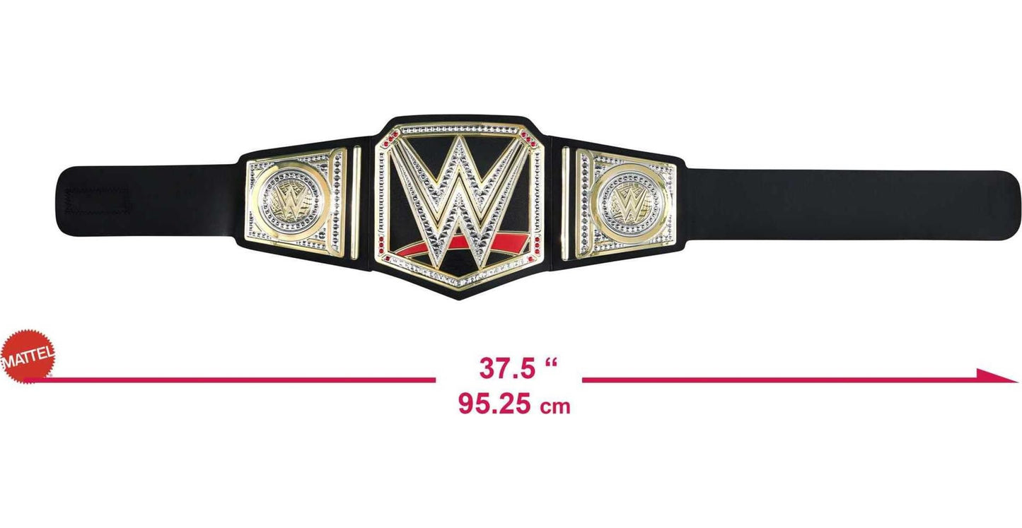 Mattel WWE Championship Title Belt, Kid-Sized Wearable Role-Play & Costume Accessory with Adjustable Strap