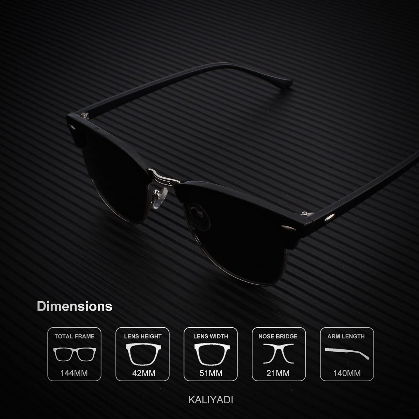 KALIYADI Polarized Sunglasses for Men and Women Mens Sunglasses Driving Sun Glasses UV Blocking