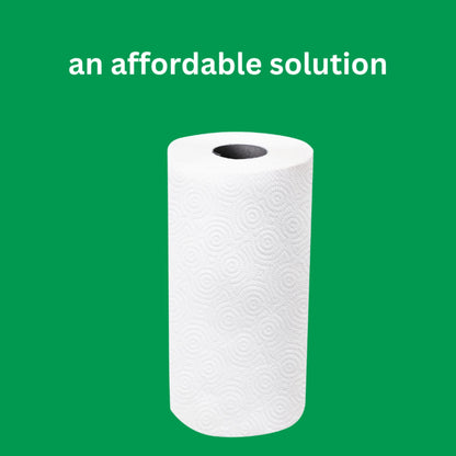 Amazon Basics 2-Ply Flex-Sheets Paper Towels, 2 Basics Rolls = 5 Regular Rolls, Everyday Value with 150 Sheets per Roll