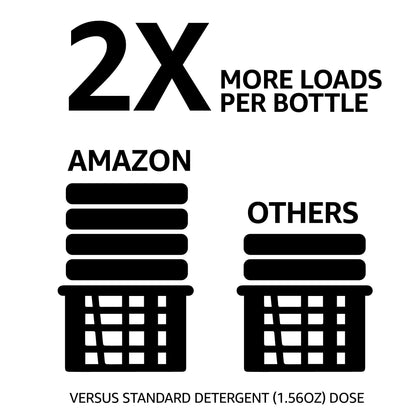 Amazon Basics Concentrated Liquid Laundry Detergent, Lavender, 110 loads, 82.5 Fl Oz (Previously Solimo)