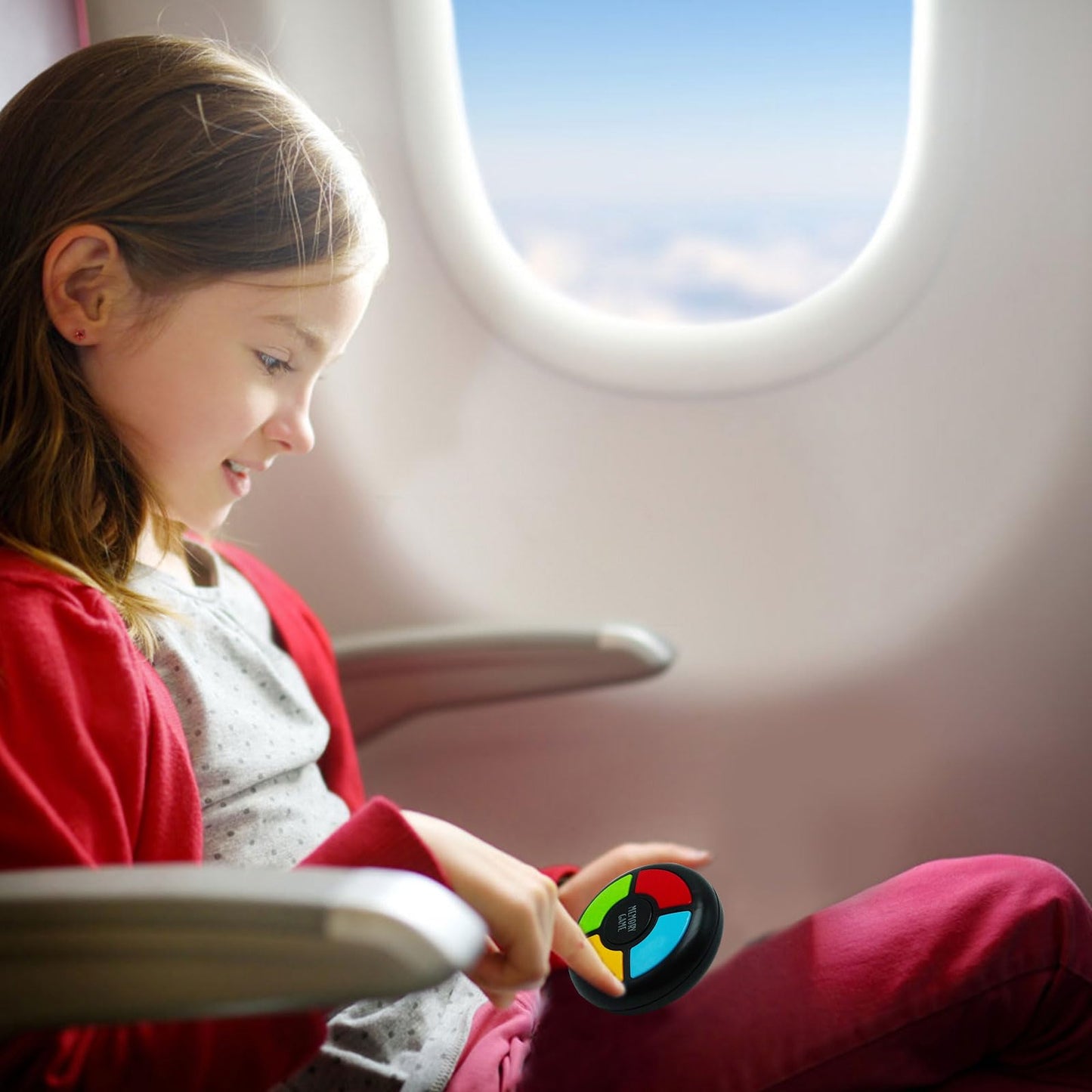 Gelabur Handheld Memory Games for Kids Ages 4-8, Light Up Electronic Toys, Car Travel Board Games for Kids,Birthday Gifts for 3-12 Year Old Boys