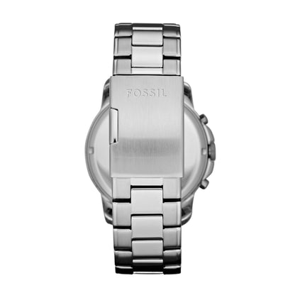 Fossil Men's Watch, Grant Quartz Stainless Steel Chronograph Watch for Men,Color: Silver