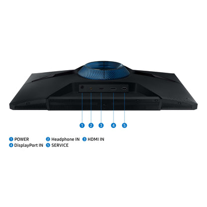 SAMSUNG 24-Inch Odyssey G3 (G30D) Series FHD Gaming Monitor, 1ms, 180Hz, AMD FreeSync, Adjustable Stand, Black Equalizer, Virtual Aim Point, Eye Saver Mode, Flicker-Free, LS24DG302ENXZA, 2024