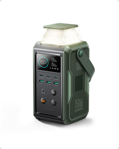 JOYROOM Portable Power Station 75000mAh，Outdoor 240Wh Battery (LED Light and SOS Mode) QC3.0 100W Fast Charging, for Camping, Traveling, and Emergencies