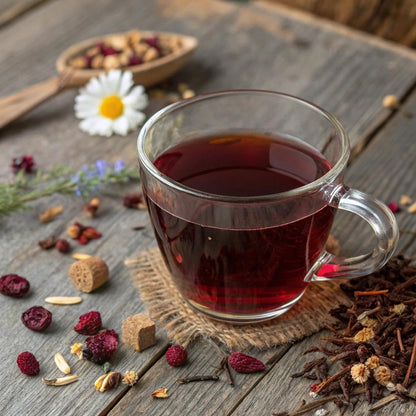 Ginseng Five Treasures Kidney Tea, Traditional Chinese Herbal TeaBags, Natural Organic Kidney Cleanse Detox Tea for Women & Men, 7 Precious Ingredients Formula(1 Pack/25 Bags)