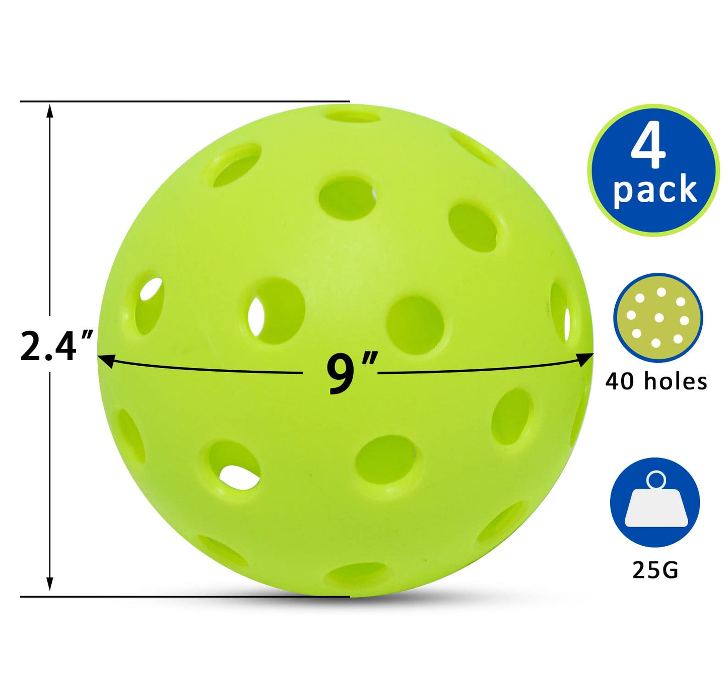 Hoverphenix Pickleball Set with Net for Driveway, Portable Regulation Size Pickleball Net System with Paddle Set of 4, Outdoor Pickleballs, Carry Bag, Weather Resistant Metal Frame