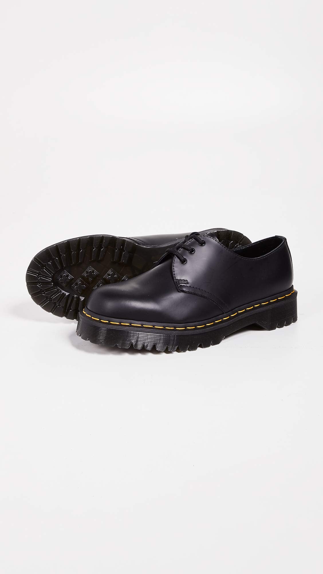 Dr. Martens, Unisex 1461 Bex 3 Eye Oxford, Black Smooth, 7 US Women/6 US Men