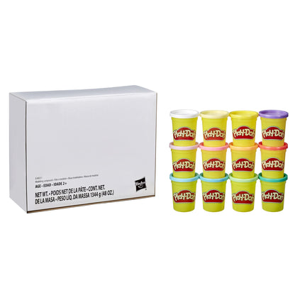 Play-Doh Pastel Colors Bulk 12-Pack of 4-Ounce Cans, Party Favors, Kids Arts & Crafts, Back to School Gifts & Prizes, Preschool Toys, Ages 2+ (Amazon Exclusive)